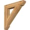 Ekena Millwork Traditional Slat Rough Sawn Bracket, Western Red Cedar, 6"W x 36"D x 36"H BKT06X36X36TRA06RWR - alternate 1